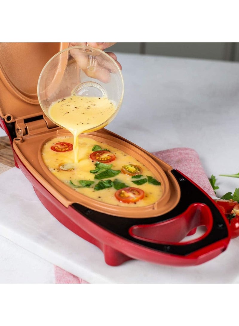 Red Copper 5-Minute Chef - Non-Stick Omelette Pan