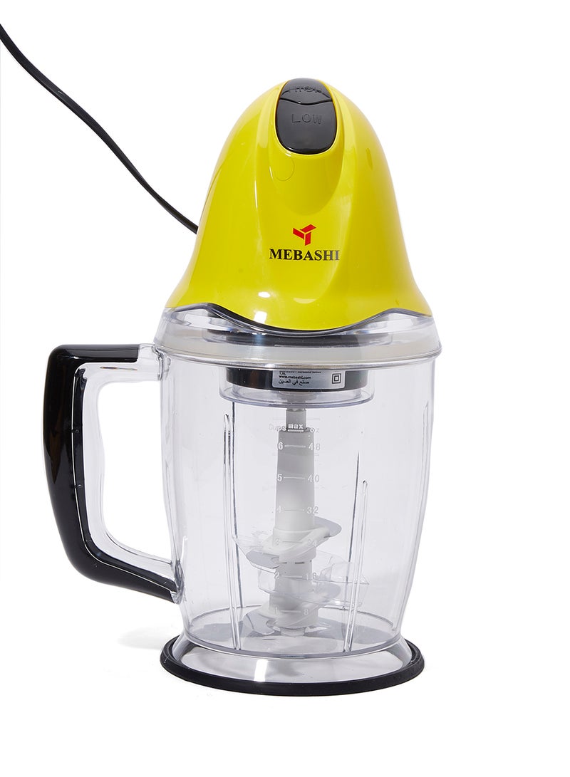 Electric Food Chopper 2000.0 L 220.0 W ME-CP6615 Yellow/Clear