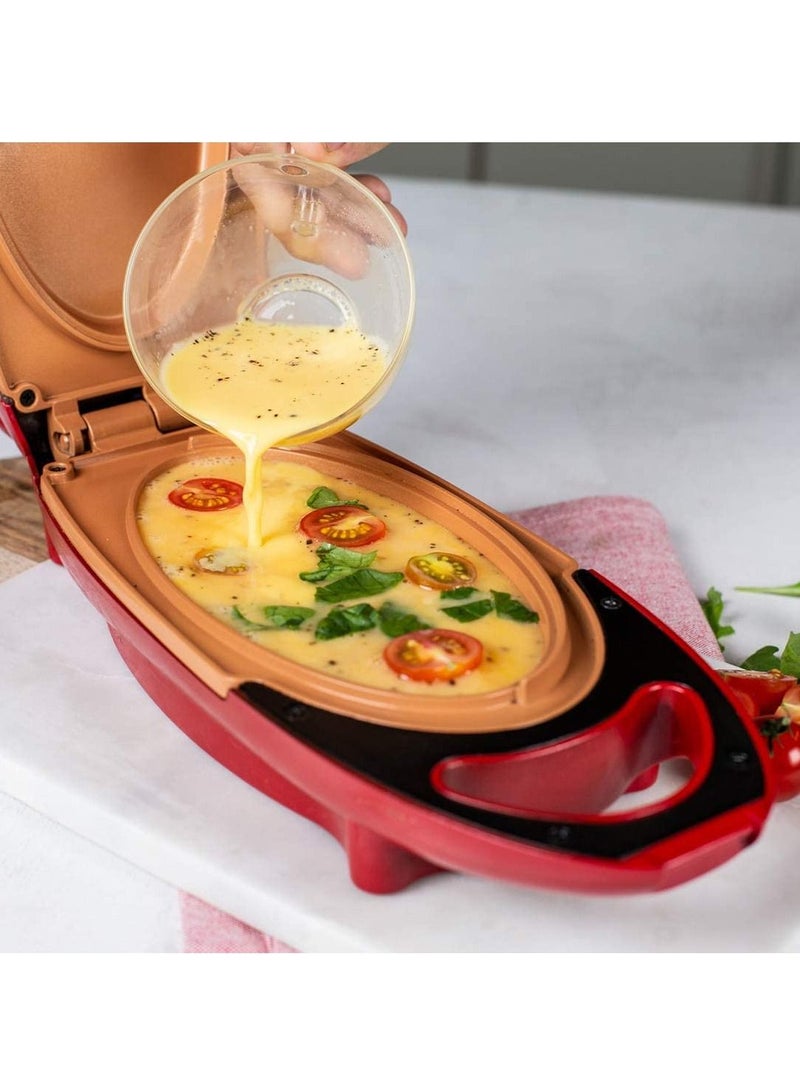 Red Copper 5-Minute Chef - Non-Stick Omelette Pan