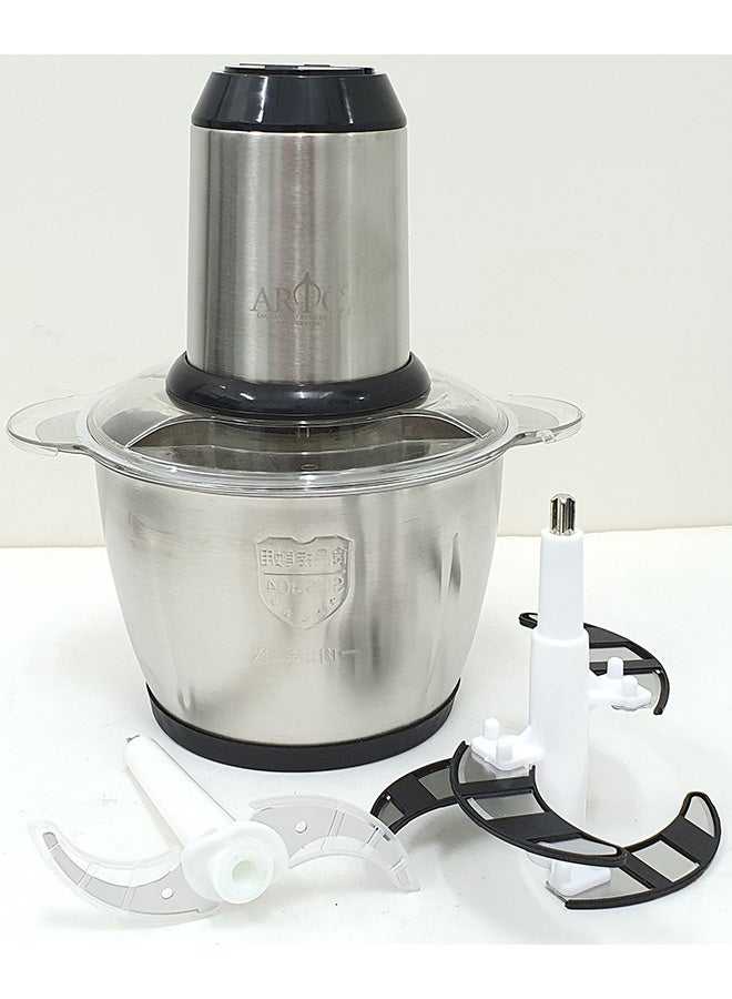 Electric Food Chopper 3.0 L 500.0 W ARTC-S6-8 Silver