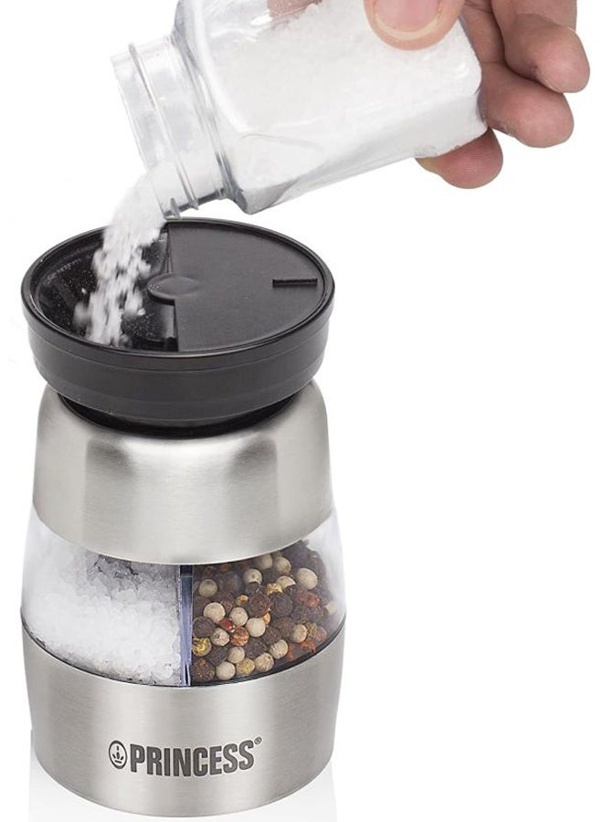 Electric Salt And Pepper Mill PRN.3010 Silver