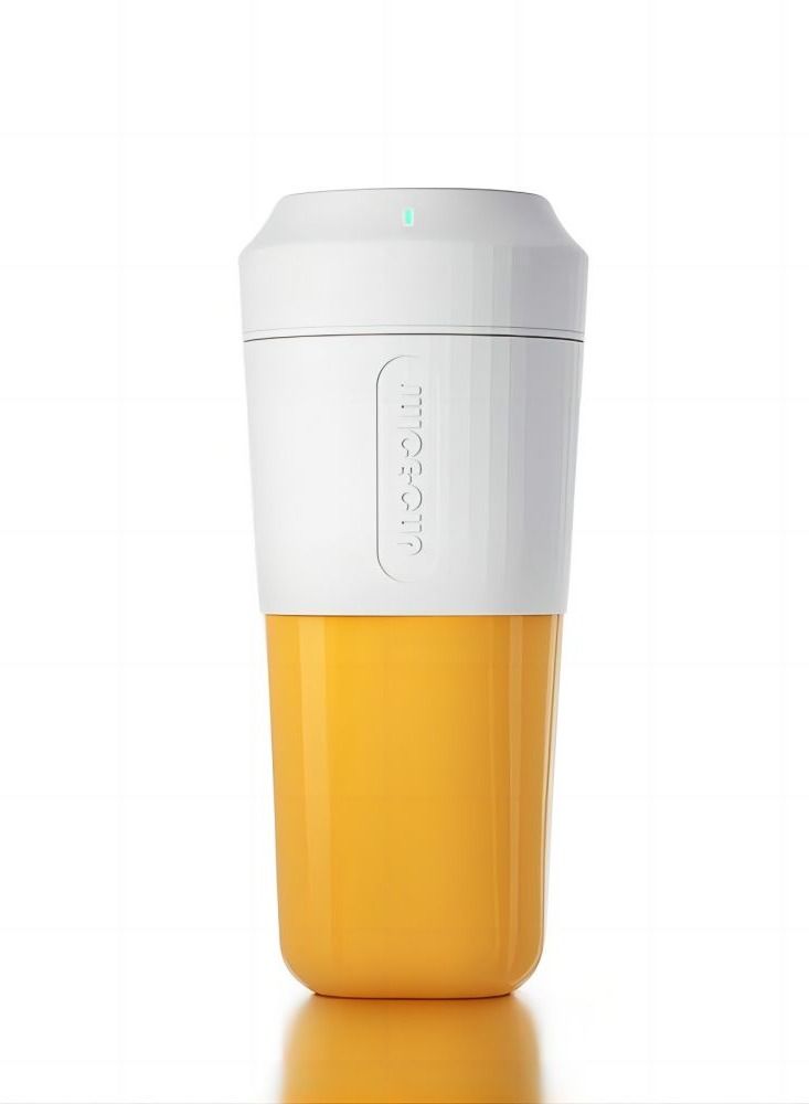 Mini Portable Blender, Personal Blender 350ml Smoothie Shake Maker Fruit Juice Cup with Four Blades, Handheld Juicer Machine 3000mAh Rechargeable 24000rpm min for Home Office