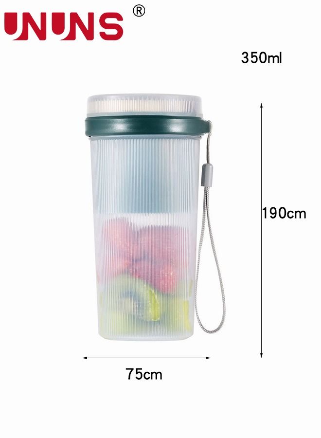 Portable Electric Juicer Blender,350ML Personal Blender For Shakes And Smoothies With USB Rechargeable,12.3oz Handheld Blender