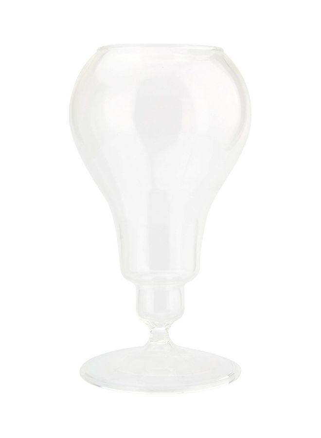 Bulb Shaped Wine Glass Clear