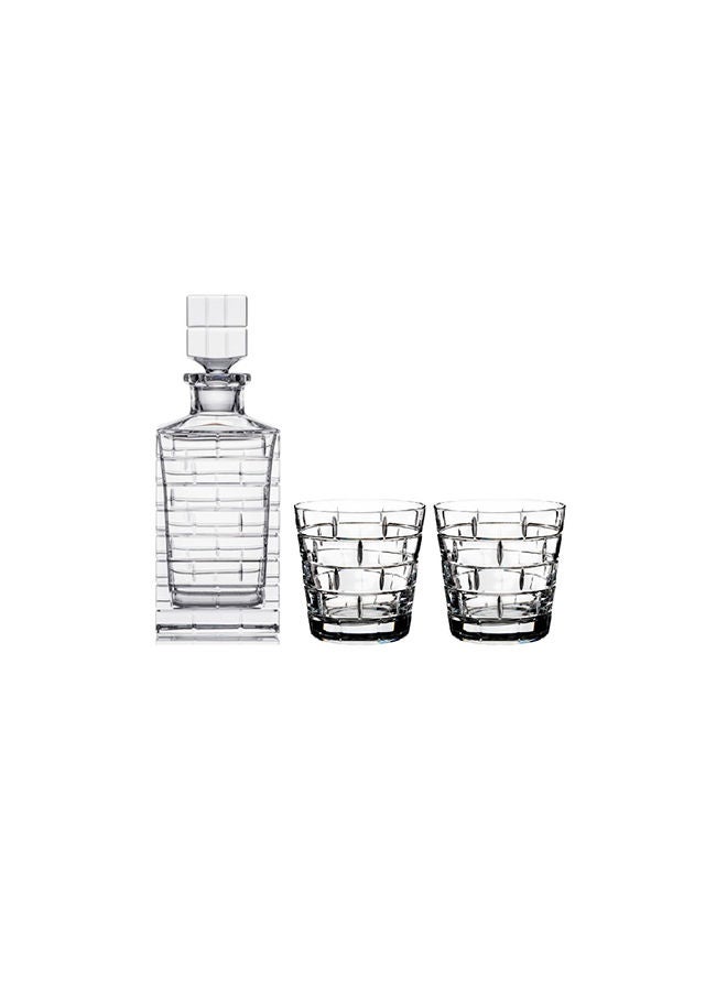 3-Piece Quoin Whisky Decanter Set