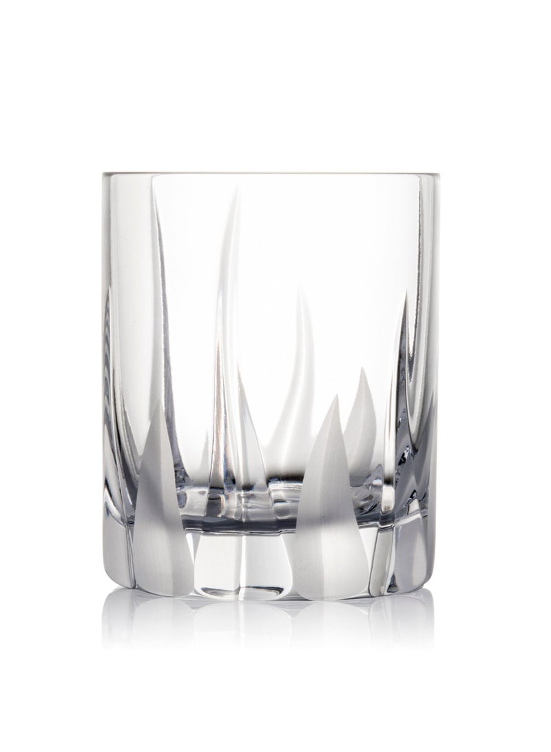 2-Piece Flame Double Old-Fashioned Set Clear