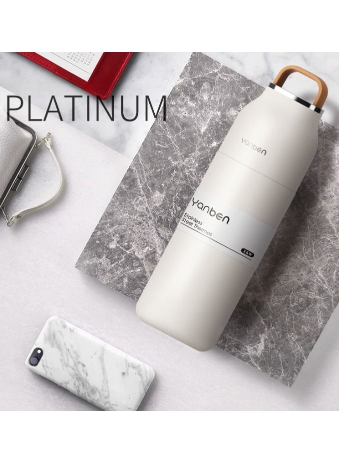 Vacuum Flask High end Gift for Men and Women,Stylish and Portable Water Bottle,Creative Straight Cup