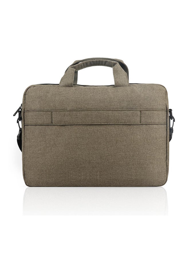 Casual Toploader Laptop Bag Oil Green