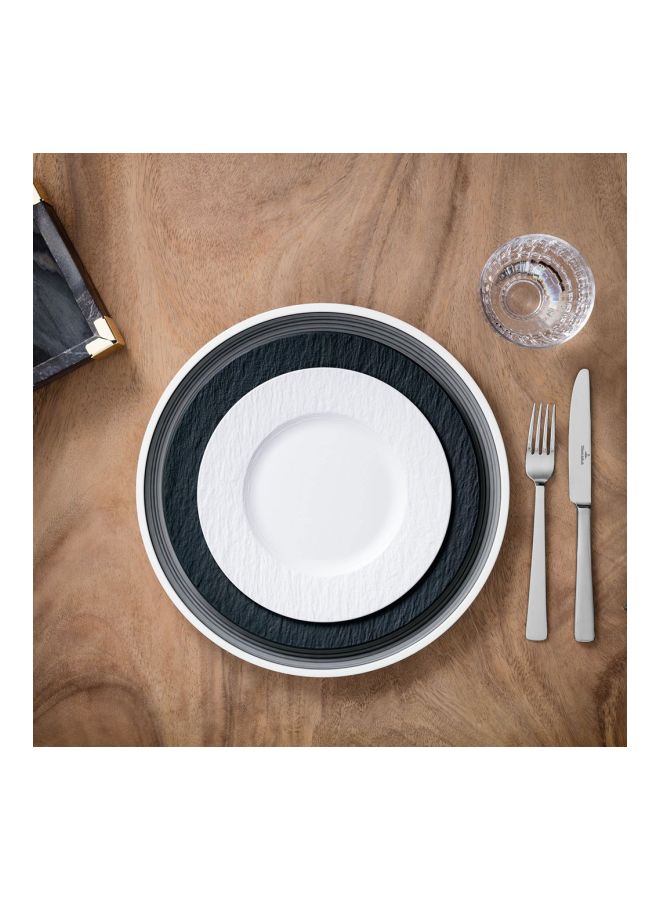 24-Piece Manufacture Rock Blanc Dinner Set White