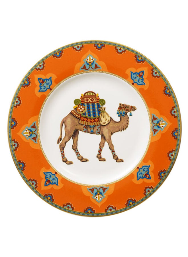 6-Piece Samarkand Mandarin Breakfast Plate Set Multicolour 22cm