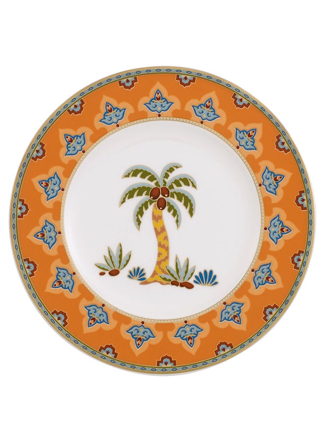 6-Piece Samarkand Mandarin Bread Plate Set Multicolour 16cm
