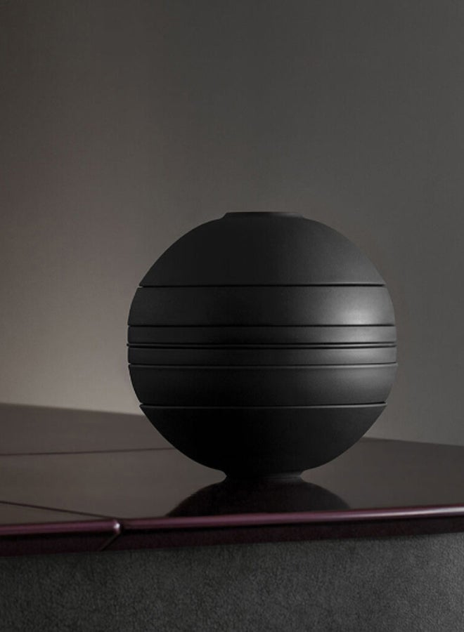 7-Piece Iconic La Boule Dinner Set Black 23.9 x 23.3cm