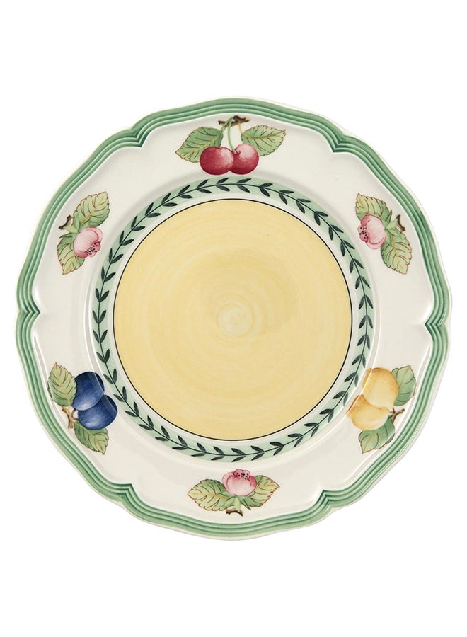 6-Piece French Garden Fleurence Breakfast Plate Set Multicolour 21cm