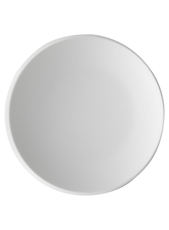 6-Piece Moon Breakfast Plate Set White 24cm