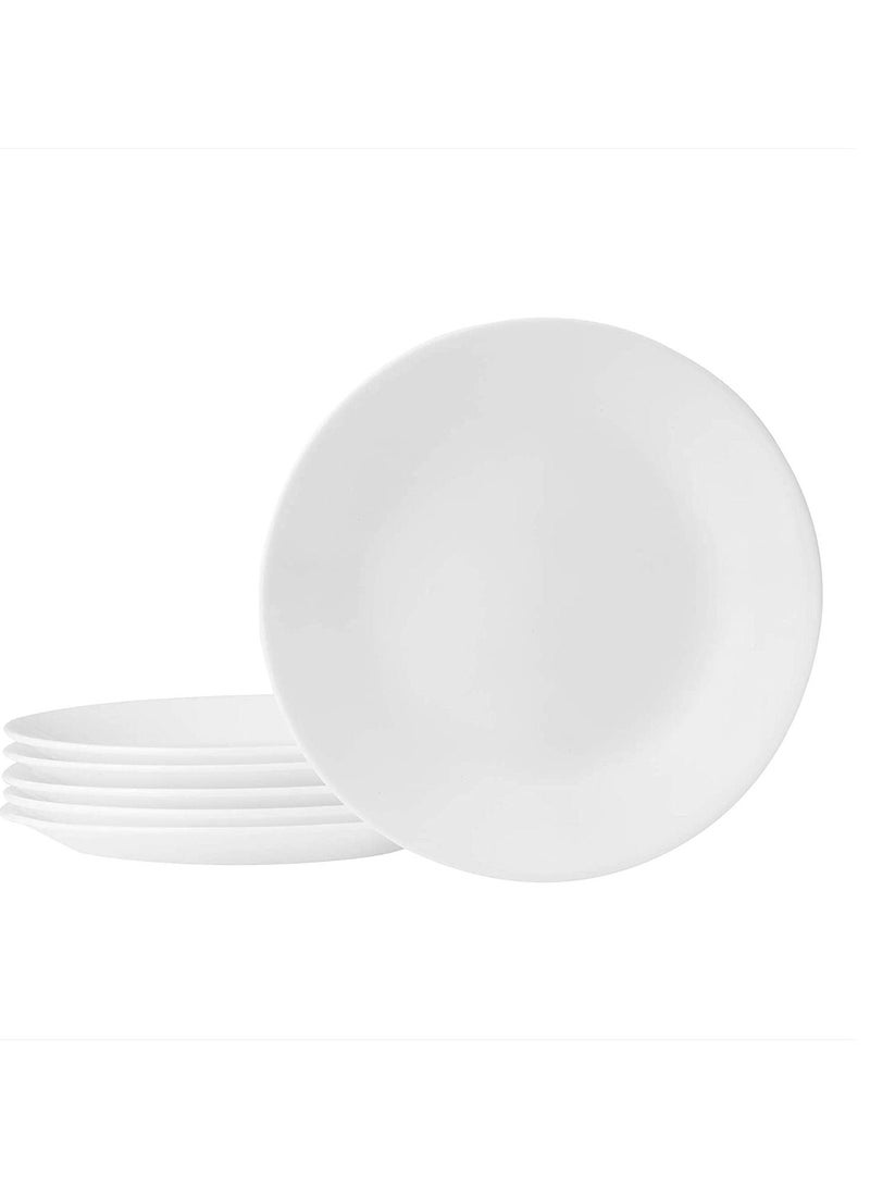 Winter Frost White 6-3/4-Inch Plate Set (6-Piece)