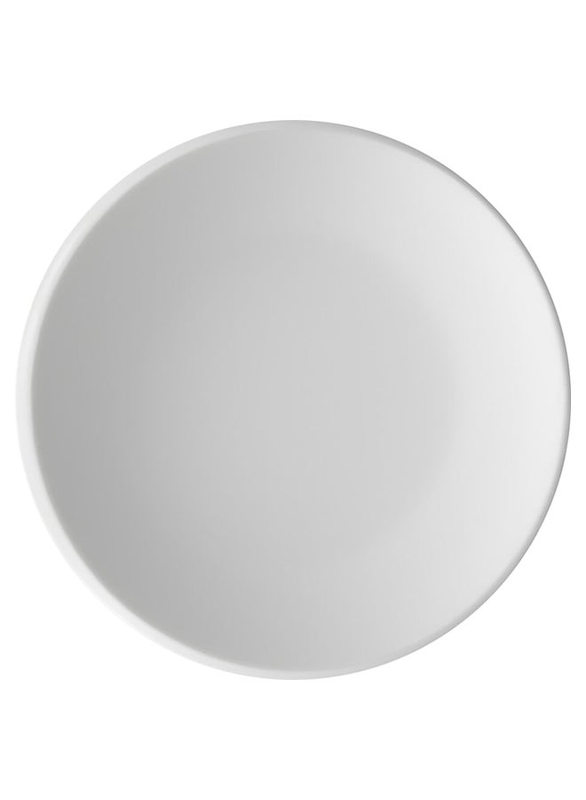 6-Piece Moon Dinner Plate Set White 27.2cm