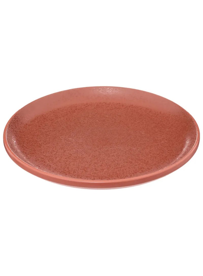 Sandstone Dessert Plate 18Cm Terracotta