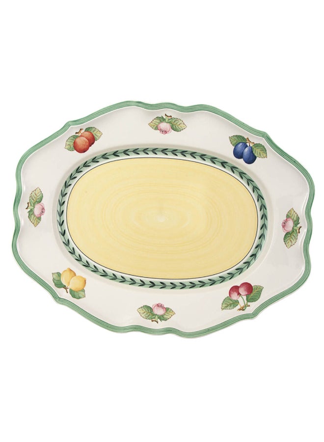 French Garden Fleurence Collection Serving Plate Multicolour 44cm