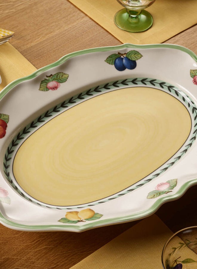 French Garden Fleurence Collection Serving Plate Multicolour 44cm