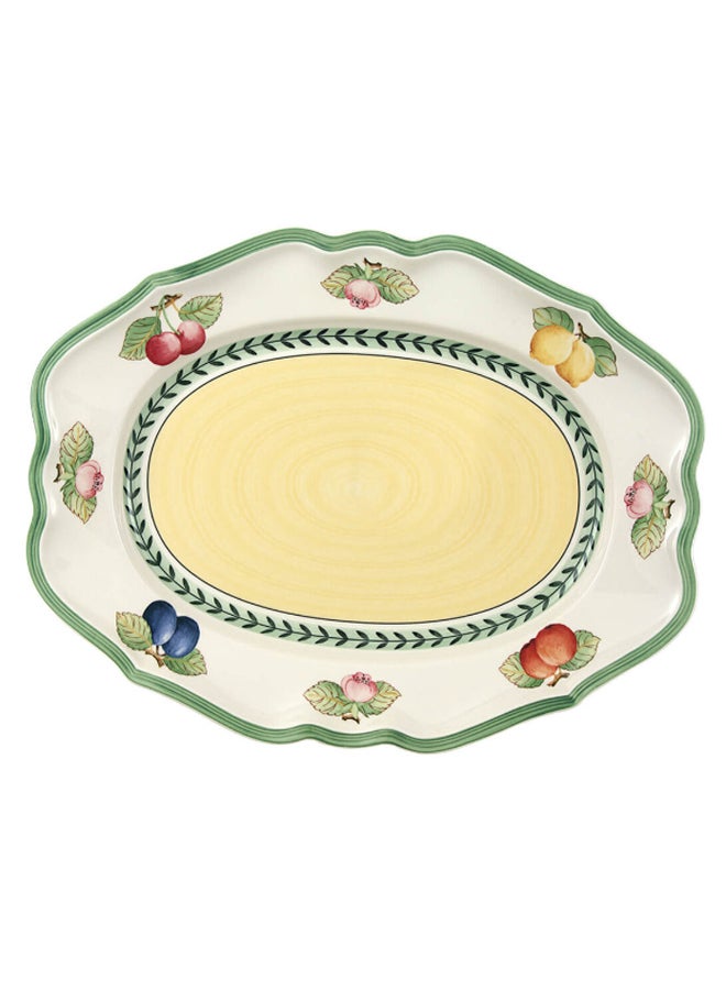 French Garden Fleurence Collection Serving Plate Multicolour 37cm