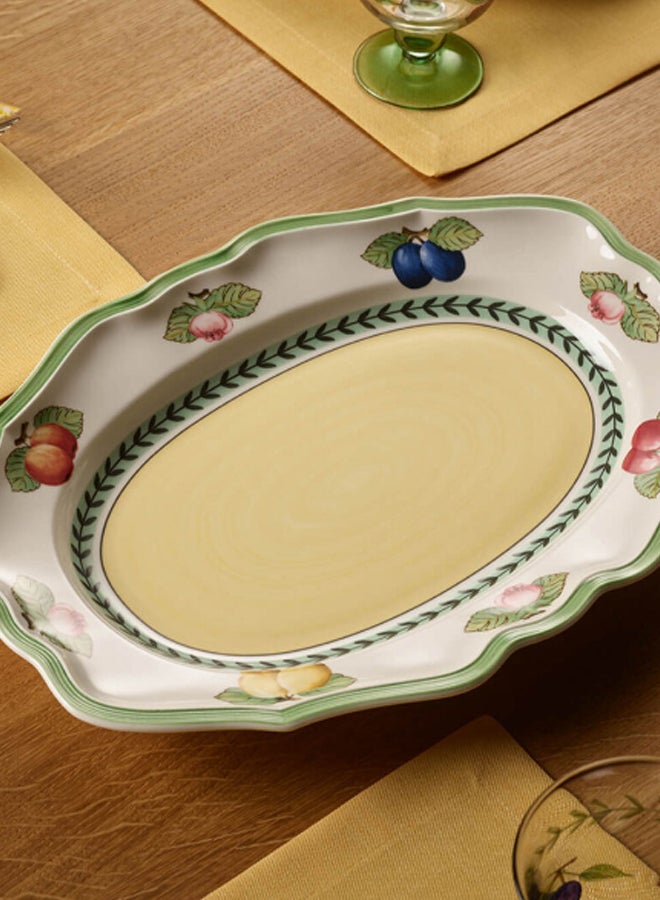 French Garden Fleurence Collection Serving Plate Multicolour 37cm