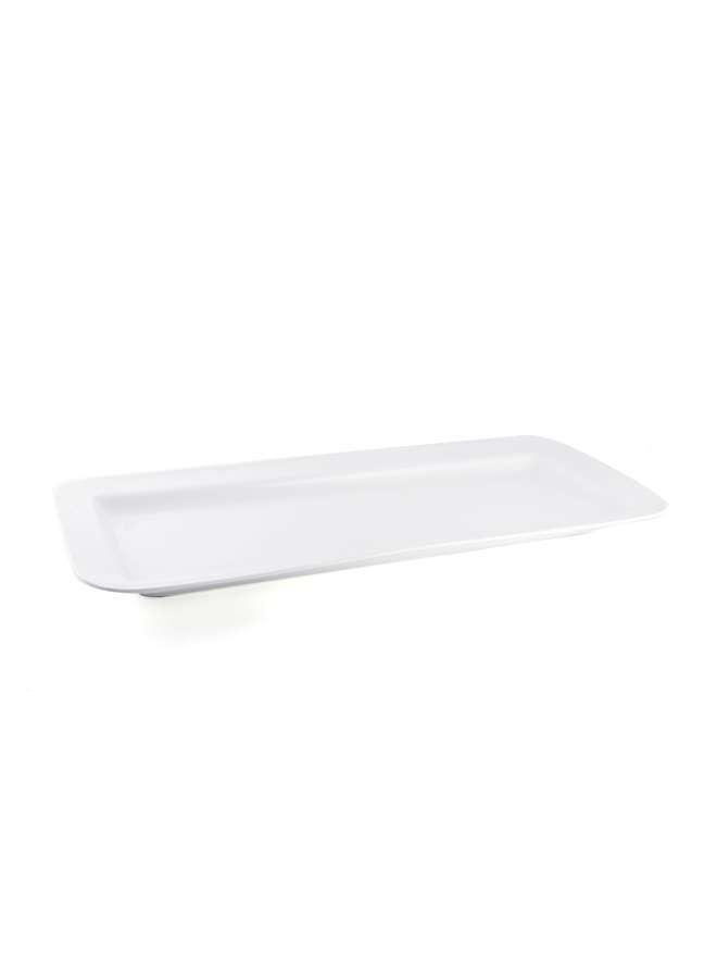 Ivory Porcelain Rectangular Buffet Plate 61 cm