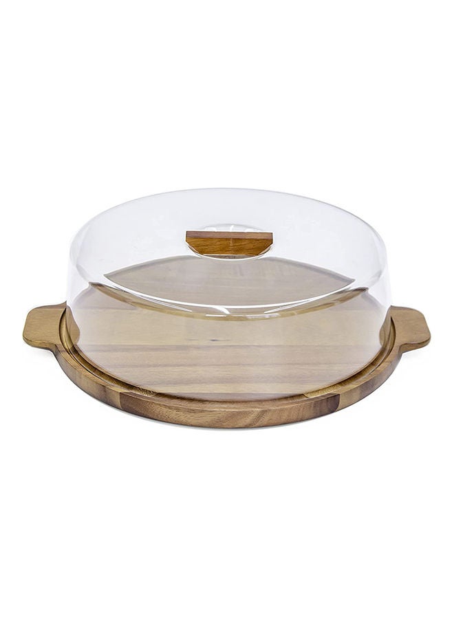 Cheese platter dome board dome board serving plate wooden cutting board with acrylic cover - AC3010