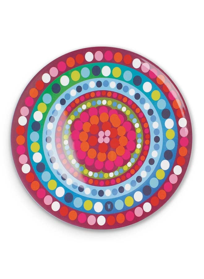 Round Platter multicolour 39cm