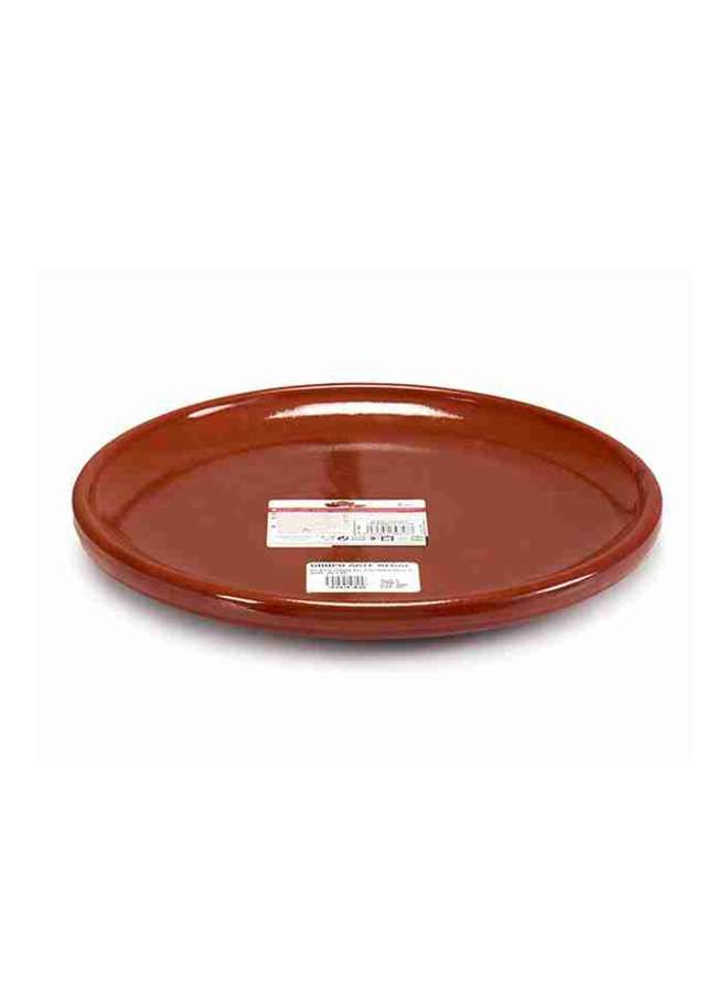 Brown Terracotta Steak Thick Plate 30 cm ,Spain