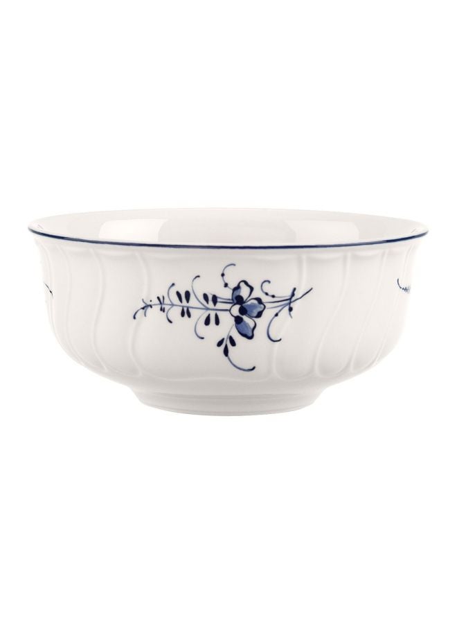 6-Piece Old Luxembourg Soup Bowl White/Blue 13cm