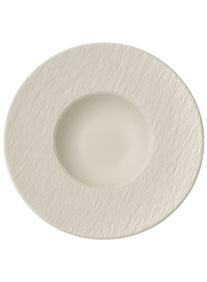 6-Piece Manufacture Rock Blanc Pasta Plate Set