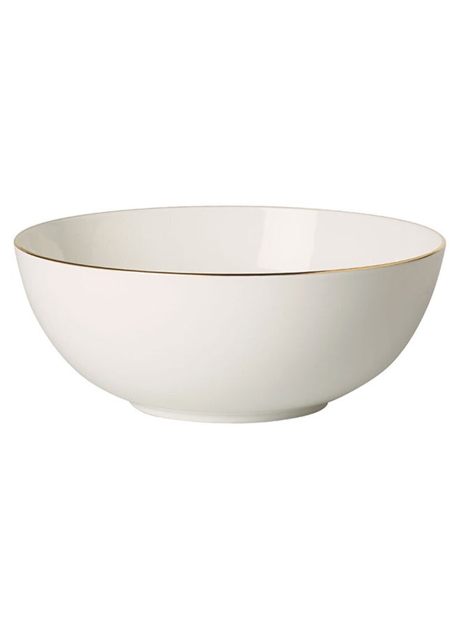 Anmut Collection Round Shaped Bowl White 23cm