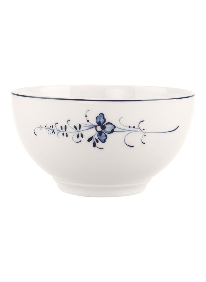 4-Piece Old Luxembourg Bowl White/Blue 2600ml
