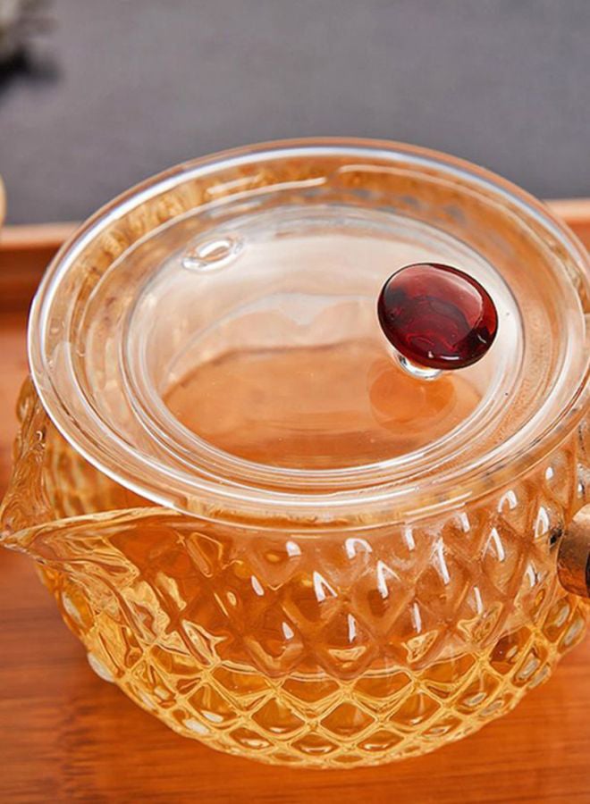 Heat-Resistant Household Teapot Transparent 7x7x8cm