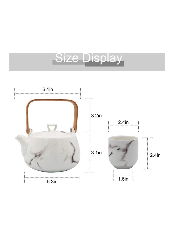 Ceramic Teapot Set Multicolour