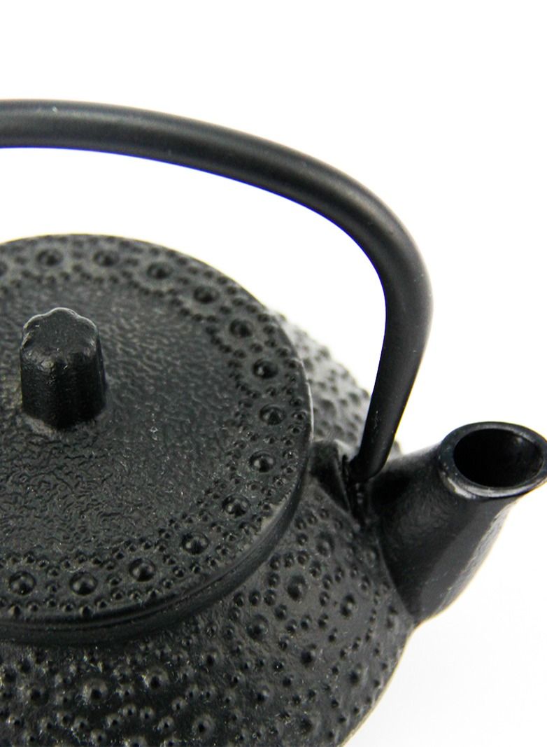 Durable And Long-lasting Cast Iron Teapot 0.3 Liter Black