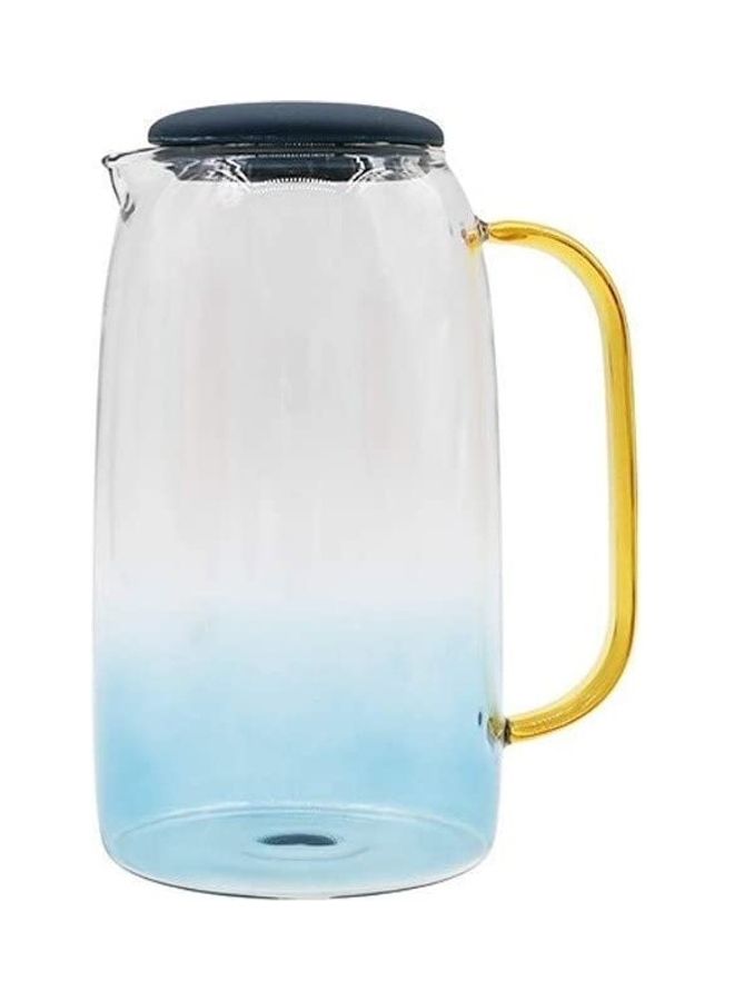 Elegant Flower Glass Teapot Set With Filter Transparent 600ml