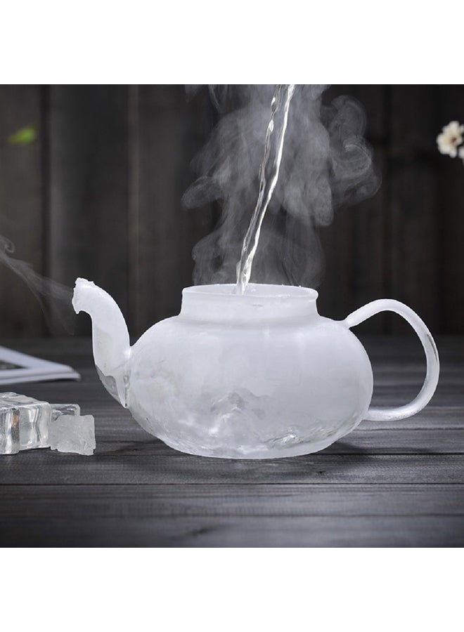 Heat Resistant Glass Tea Set Clear 800ml