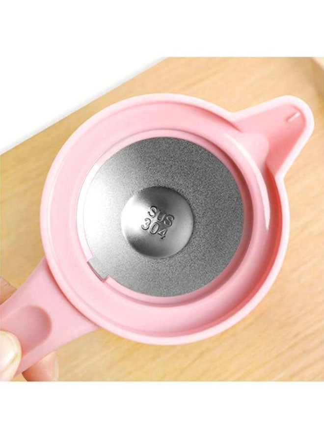 Creative Cartoon Print Portable Teapot Pink/Grey 600ml