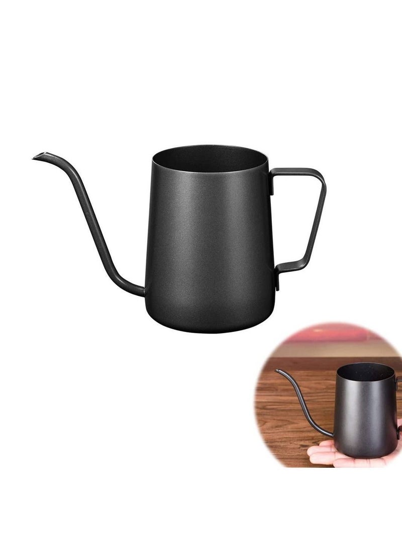 Long Narrow Spout Coffee Pots, SYOSI Hanging Ears Drip Gooseneck Kettle Pour Over Stainless Steel Pot 350ML
