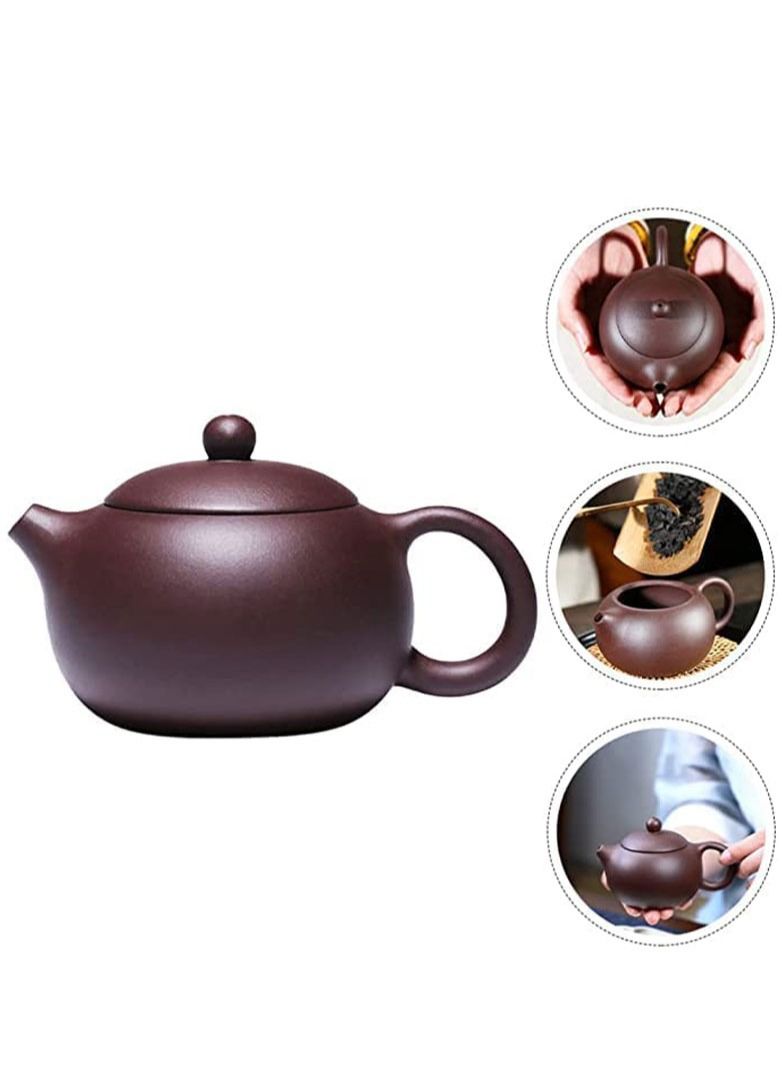 A Touch of Nature Natural Clay Tea Pot 0.34L for Serene Tea Enjoyment