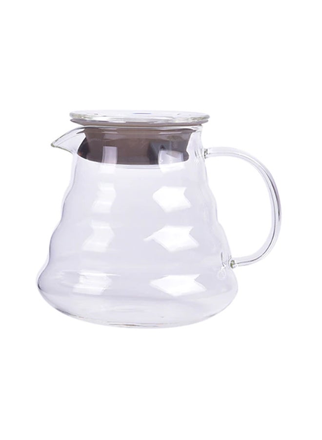 Style Coffee Teapot Clear/Brown 12x15x7.5cm