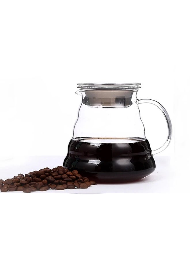 Style Coffee Teapot Clear/Brown 12x15x7.5cm