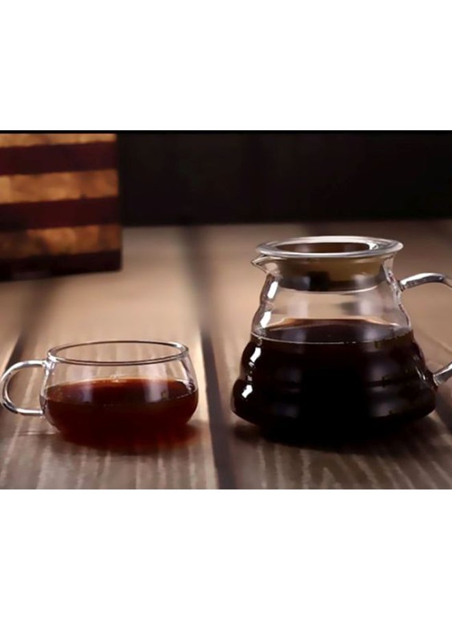 Style Coffee Teapot Clear/Brown 12x15x7.5cm