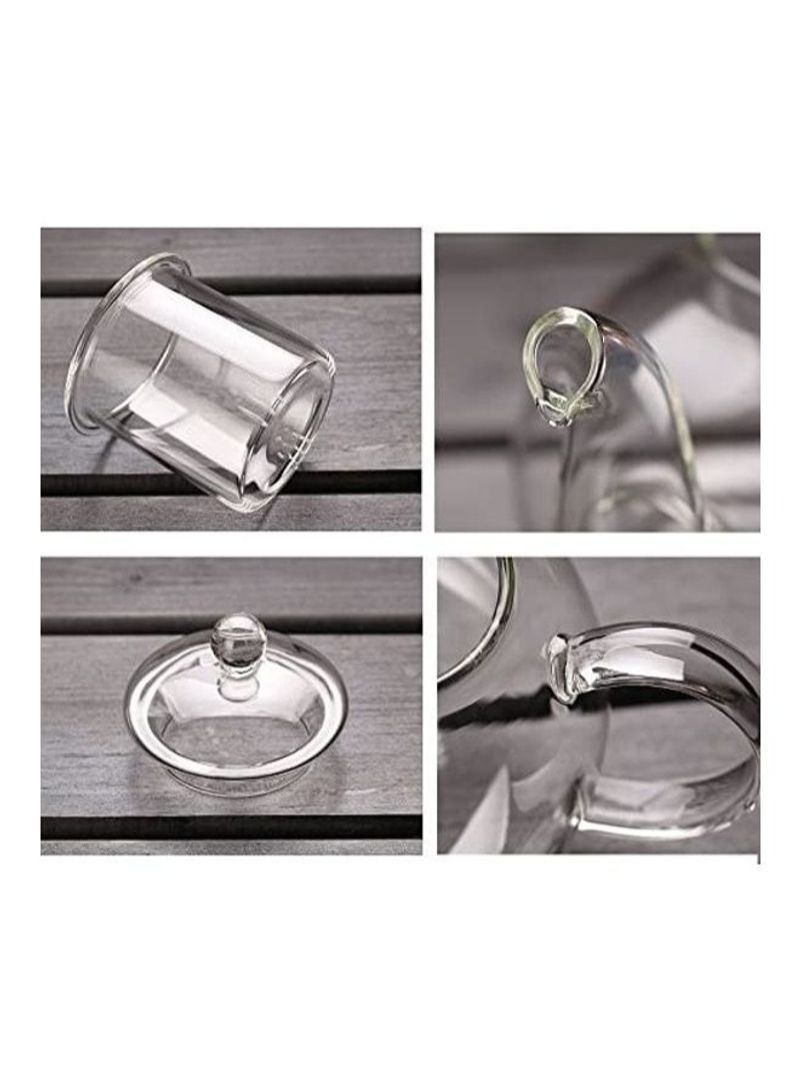 Glass Teapot 600ML With Tea Warmer