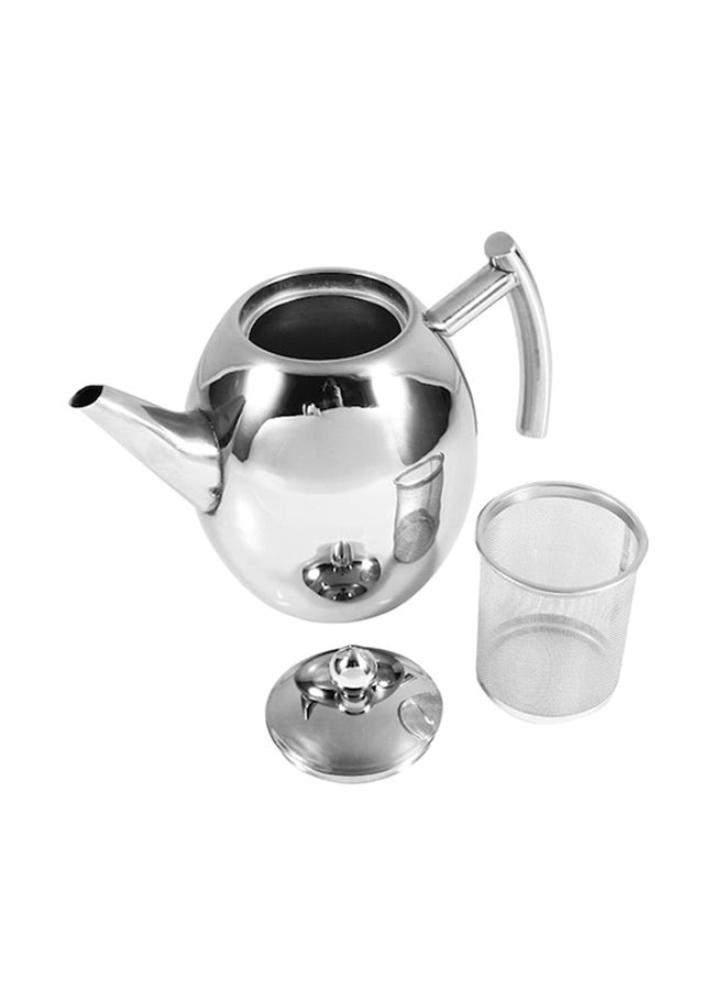 Household Filter Screen With Teapot Silver 18.5x13x7.3centimeter