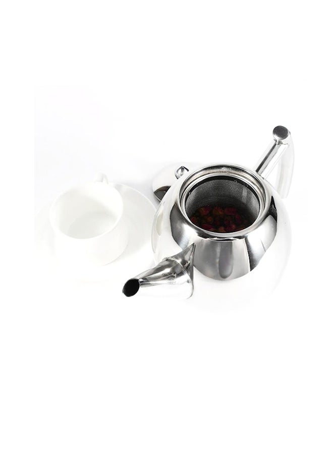 Household Filter Screen With Teapot Silver 18.5x13x7.3centimeter
