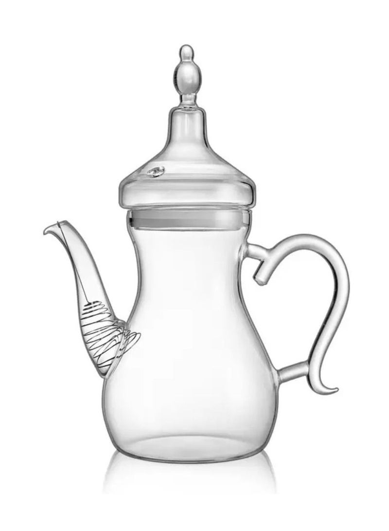 Borosilicate Heat Resistant Arabic Style Glass Teapot 1000ml