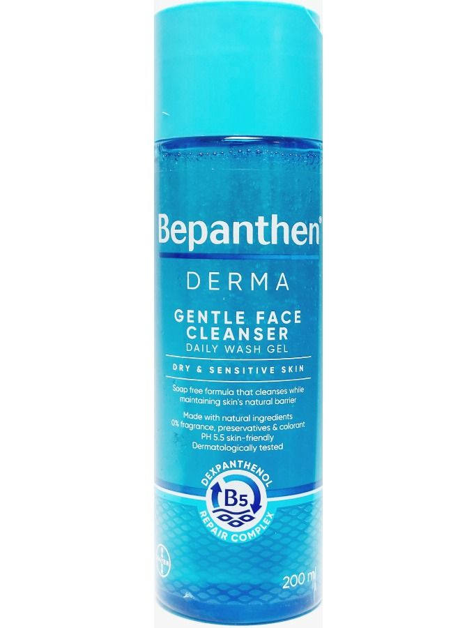 Bepanthen® DERMA Gentle Face Cleanser, 200ml Bottle
