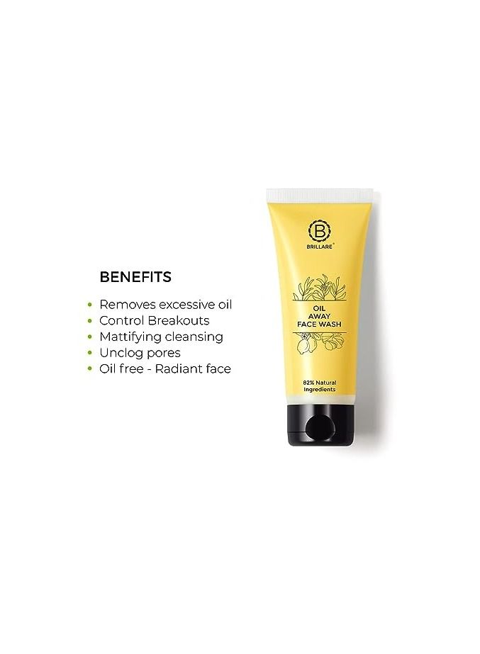 Brillare Professional Oil Away Natural Face Wash